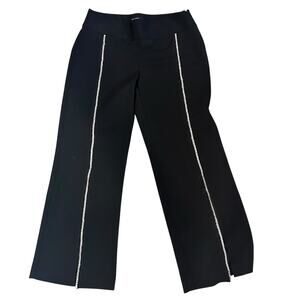INC Macy's Rhinestone Split Wide Leg Pants Boho Whimsy Goth Formal Size 14P